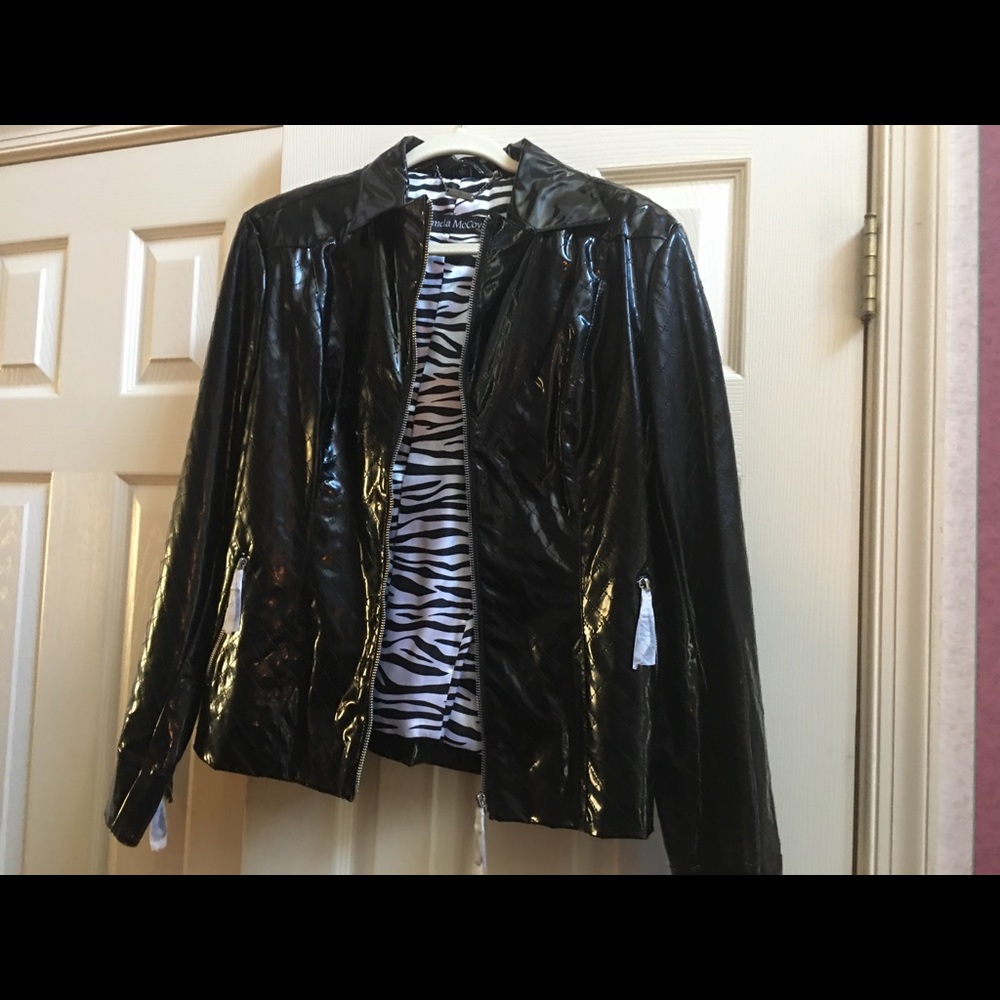 Pamela McCoy Leather Jacket